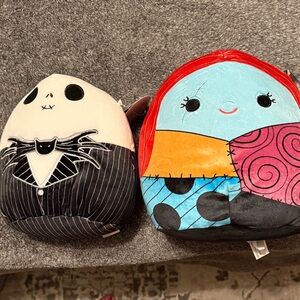 Squishmallows Black and Red Plush Set